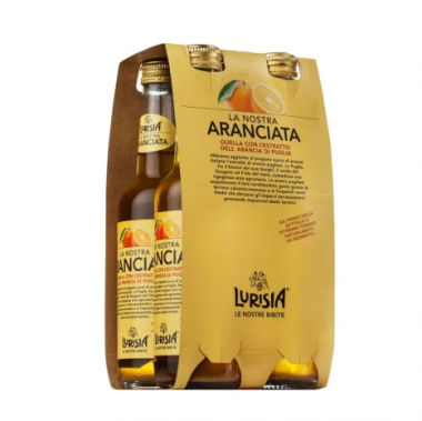 Aranciata Von Lurisia - Orangenlimonade - 4 x 275 ml