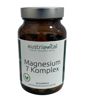 austriavital Magnesium 7-Komplex – 60 Kapseln, hochwertig & effektiv