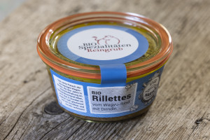 Bio Rillettes vom Wagyu Rind mit Dirndlfrucht