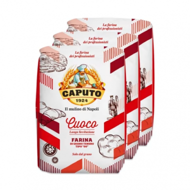 Caputo Cuocco Pizza Chef Farina 00 – Vorteilspaket 3x1kg - Pizzamehl