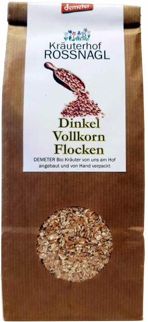 Dinkel Vollkornflocken, Demeter, Bio, 500g, lose