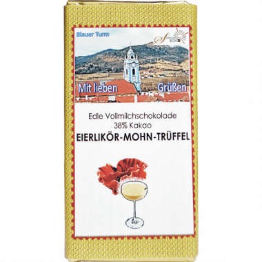 Eierlikör-Mohn-Trüffelschokolade