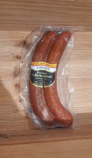 Aktion: Käsekrainer Grillwurst – Gailtaler Art (statt 11,90)