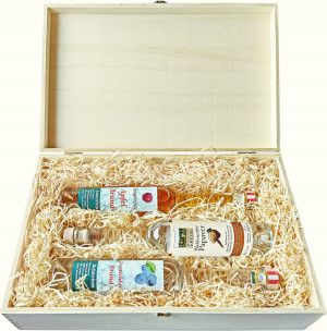 Kartonbox "Edelbrand-Trio I"