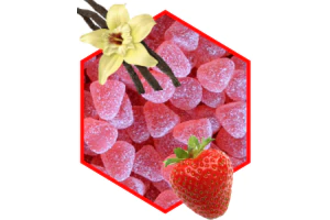 Mini-Gelee Erdbeere mit Honig und Vanille