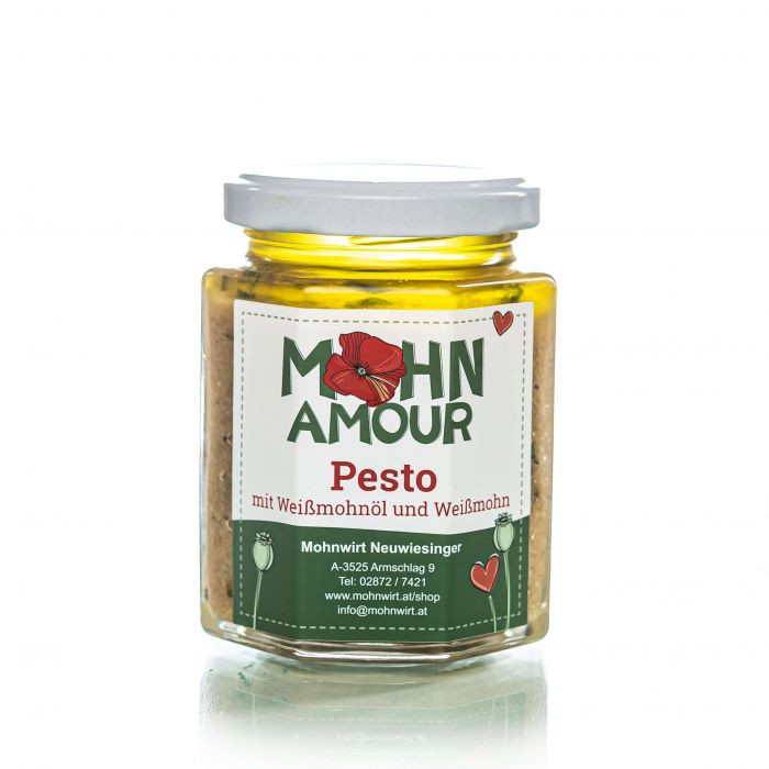 Mohnöl- Pesto mit Weißmohn 190 g