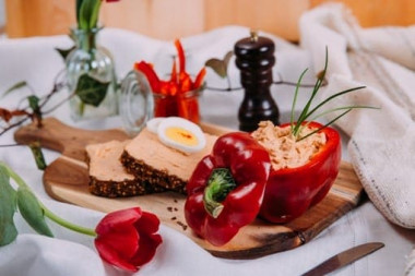 Paprika – Topfenaufstrich