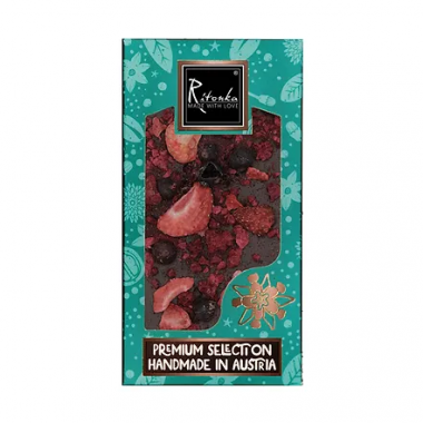 Premium Bitterschokolade - Beerenmix - vegan