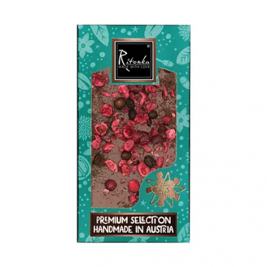 Premium Milchschokolade - Kaffee, Preiselbeeren