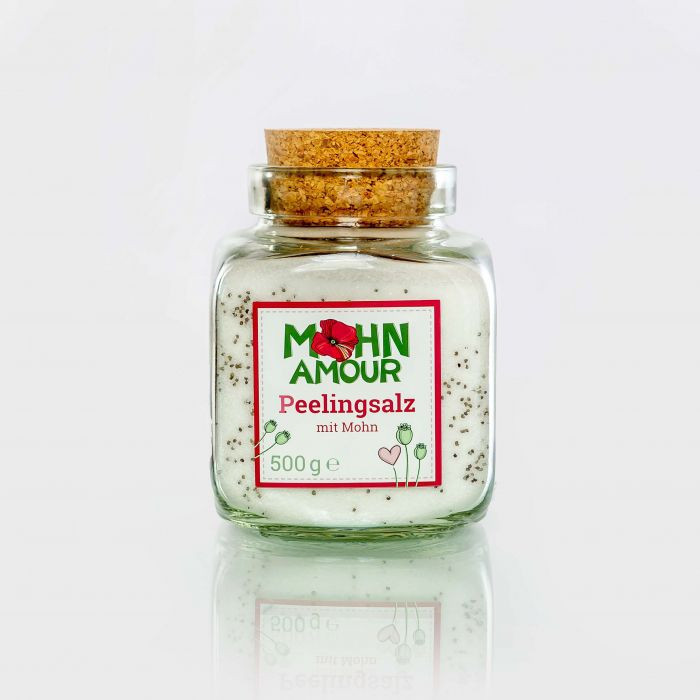 Sauna- Peelingsalz mit Mohnöl 250 g