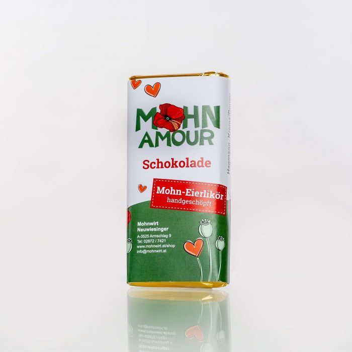 Schokolade "Mohn-Eierlikör" 65g