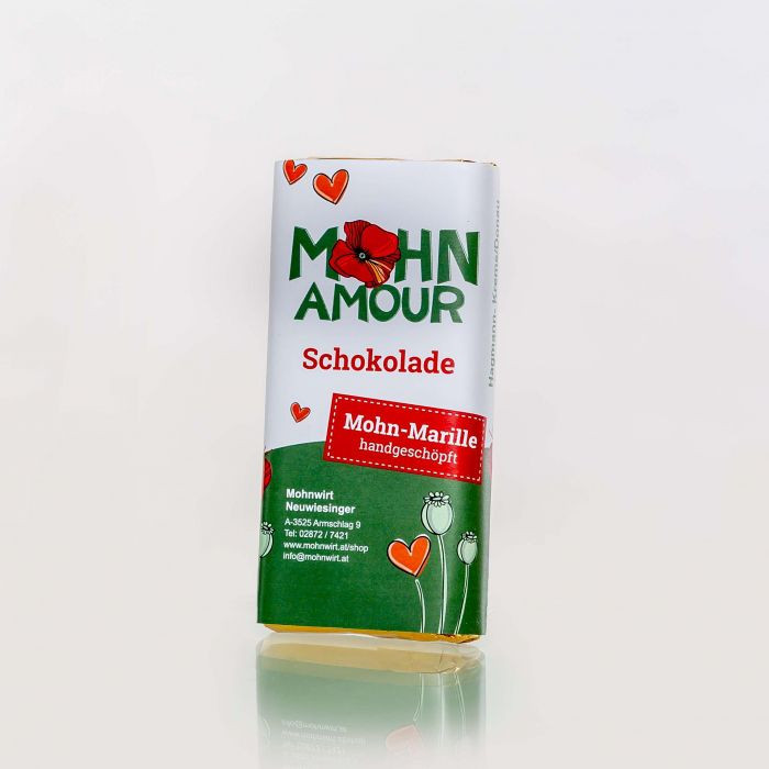 Schokolade "Mohn-Marille" 65g