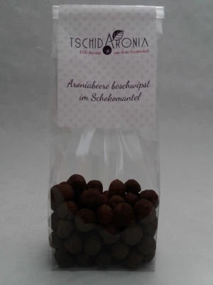 Aroniabeeren beschwipst im Schokomantel 100g