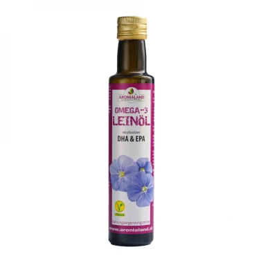 Aronialand Omega - 3 - Leinöl mit DHA und EPA 250 ml