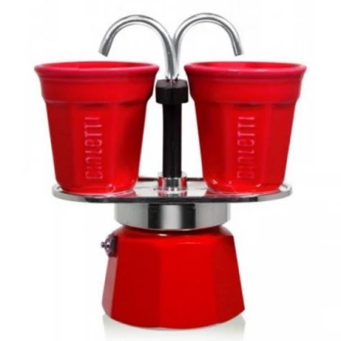 Bialetti Mini-Express incl. 2 Becher (rot)