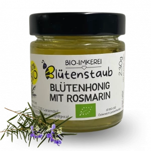 Bio-Blütenhonig mit Rosmarin