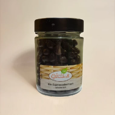 Bio Espressobohnen schokoliert (200g)