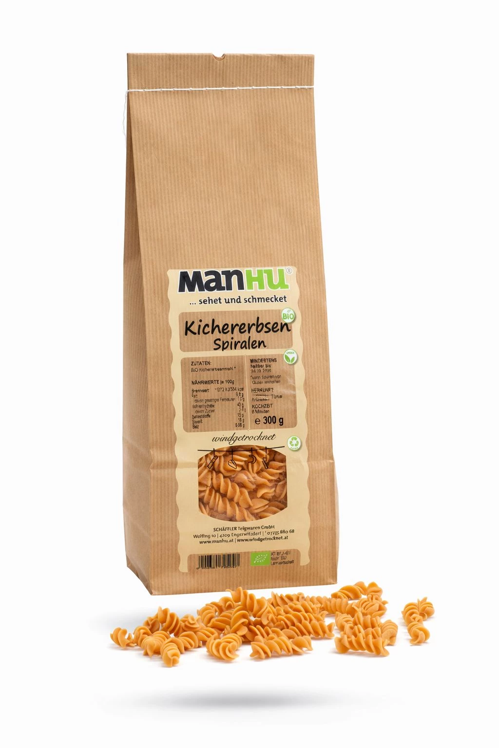 BIO Manhu Kichererbsenfusili 300g