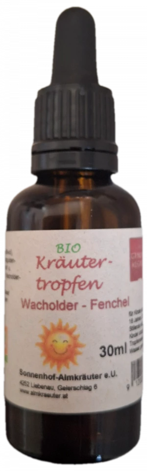 Bio Kräutertropfen Wacholder - Fenchel