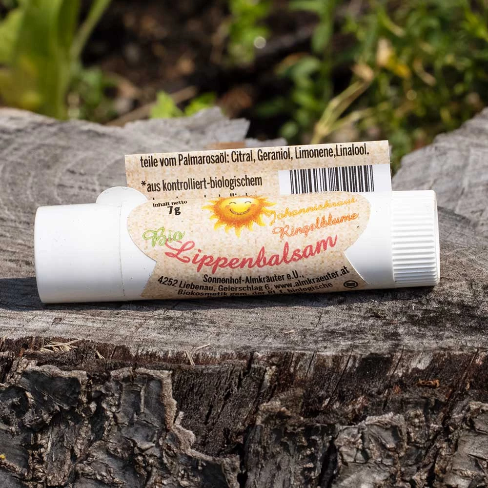 Bio Lippenbalsam Johanniskraut-Ringelblume 7g