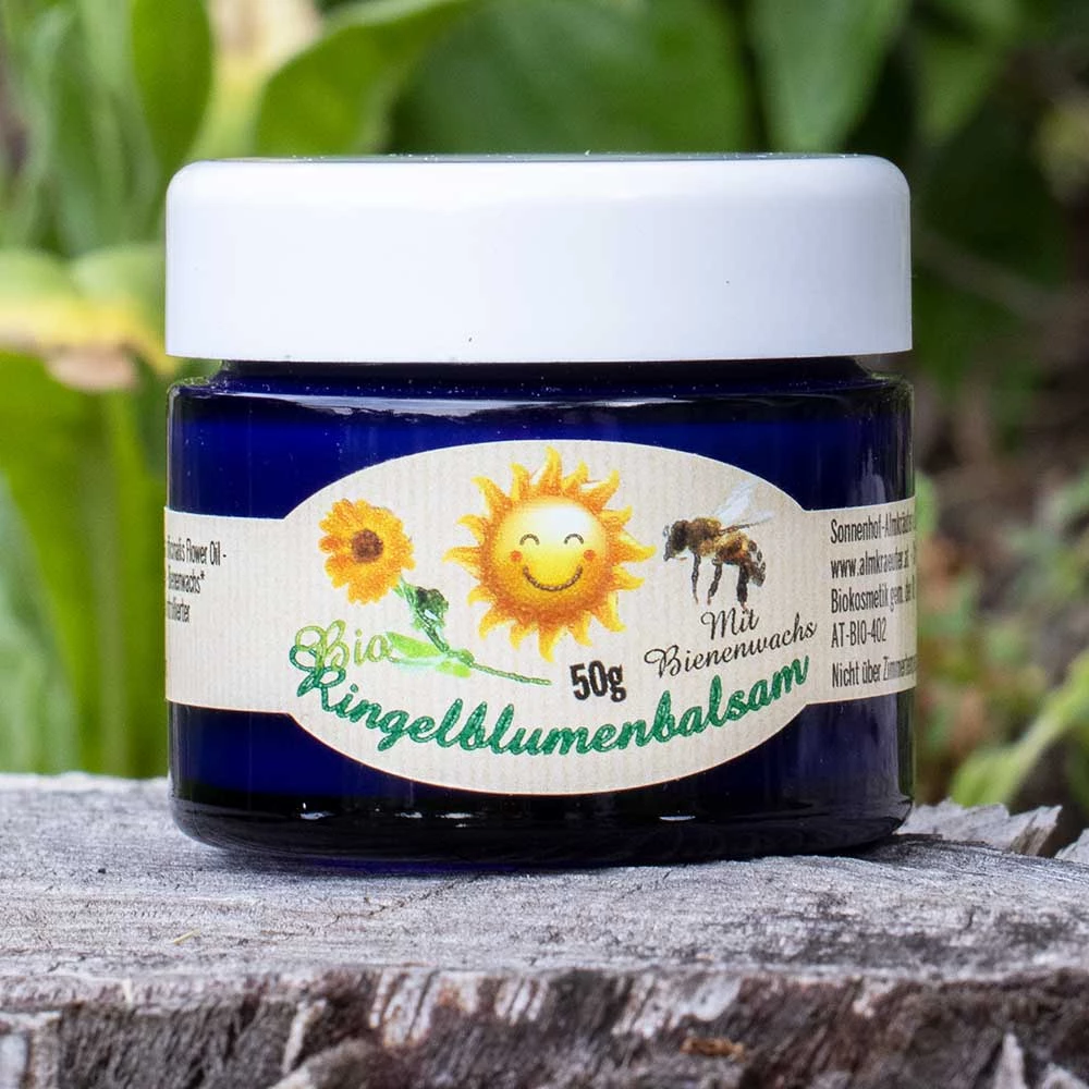 Bio Ringelblumenbalsam mit Bienenwachs 50g