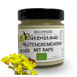 Bio-Wiener Blütencremehonig mit Raps