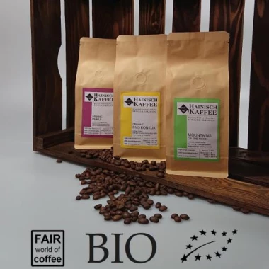 Biokaffee Kennenlernpaket (3 x 250g) gemahlen für Espressokännchen
