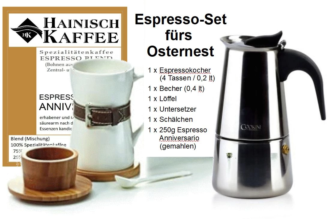 Espresso-Set fürs Osternest
