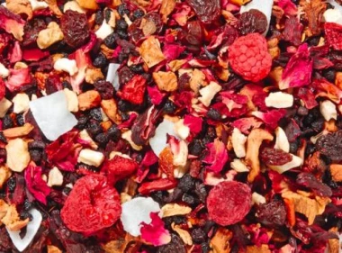 Früchteteemischung Himbeer-Kirsch-Komp(l)ott aromatisiert (70g)