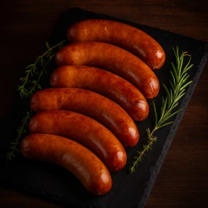 Iberico Käsekrainer – 360 g Packung | Würzige Premium-Spezialität mit feinstem Iberico-Schweinefleisch