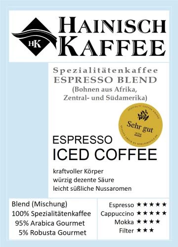 Iced Coffee Espresso Kaffee (250g) gemahlen für French Press
