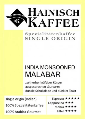 India Monsooned Malabar (500g - Kaffeebohnen)