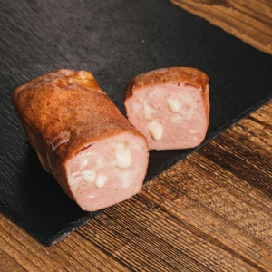 Käseleberkäse – ca. 500 g | Rauchofen-Leberkäse mit Käse | Backfertig & herzhaft genießen