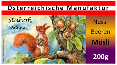 Knabbernuss-Müsli: Waldbeeren (glutenfrei)