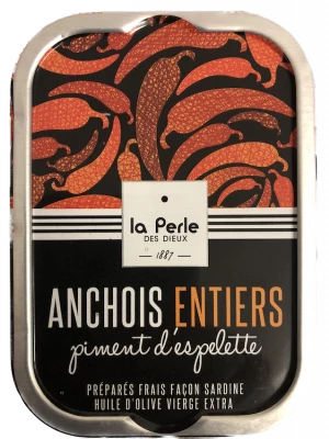 "La Perle"-Anchovis mit Espelette-Pfefferoni