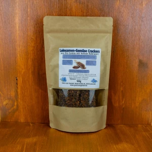 Leinsamen-Gemüse Cracker