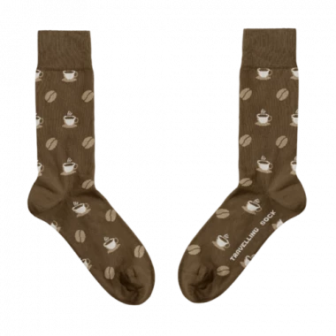 Lustige Kaffeesocken