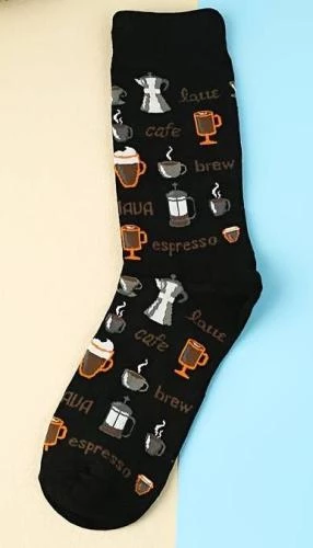 Lustige Kaffeesocken für Herren