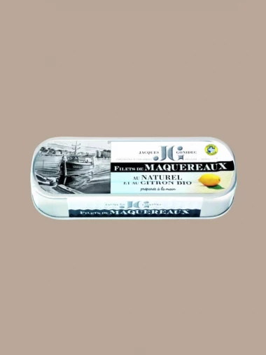 Makrele natur mit Bio-Zitronen