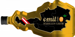 emil 1868 Marillen Likör 20%vol 700ml Österreich Flasche
