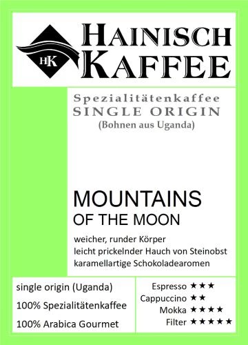 Mountains of the moon Kaffee (250g) gemahlen für Karlsbader Kanne