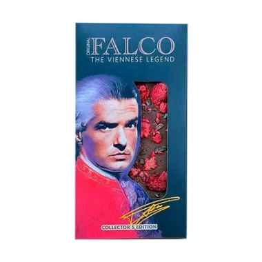 Original Falco Milchschokolade - Himbeeren, Kakao Nibs