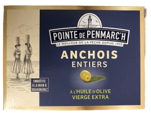'Pointe de Penmarc´h'-Anchovies (Sardellen) im ganzen, in nativem Olivenöl extra