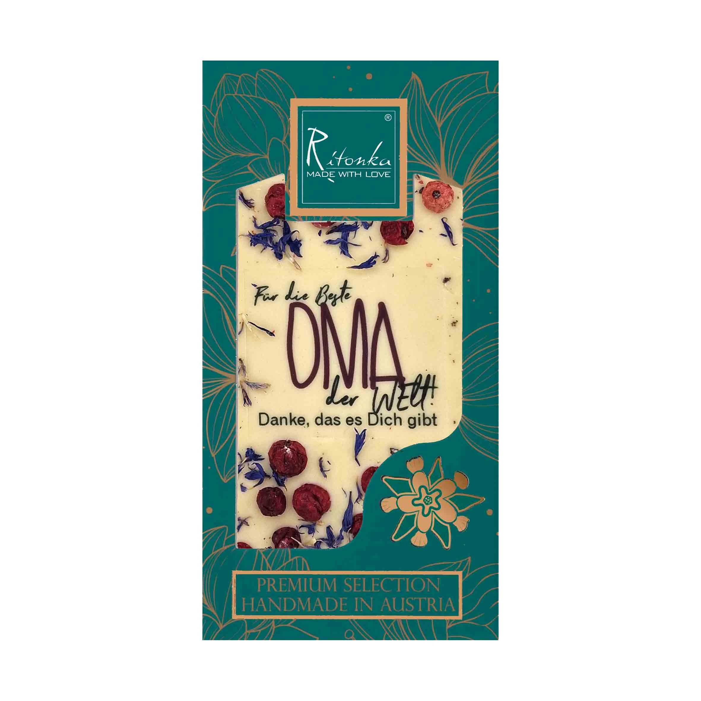 Premium weiße Schokolade - Bester Oma