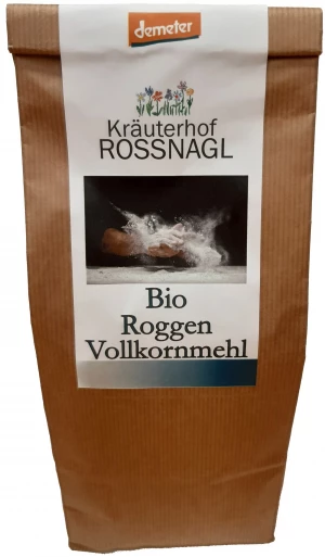 Roggen Vollkornmehl, Demeter, Bio, 1000g