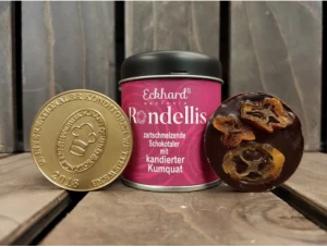 Rondellis: Kumquat Zartbitterschokolade