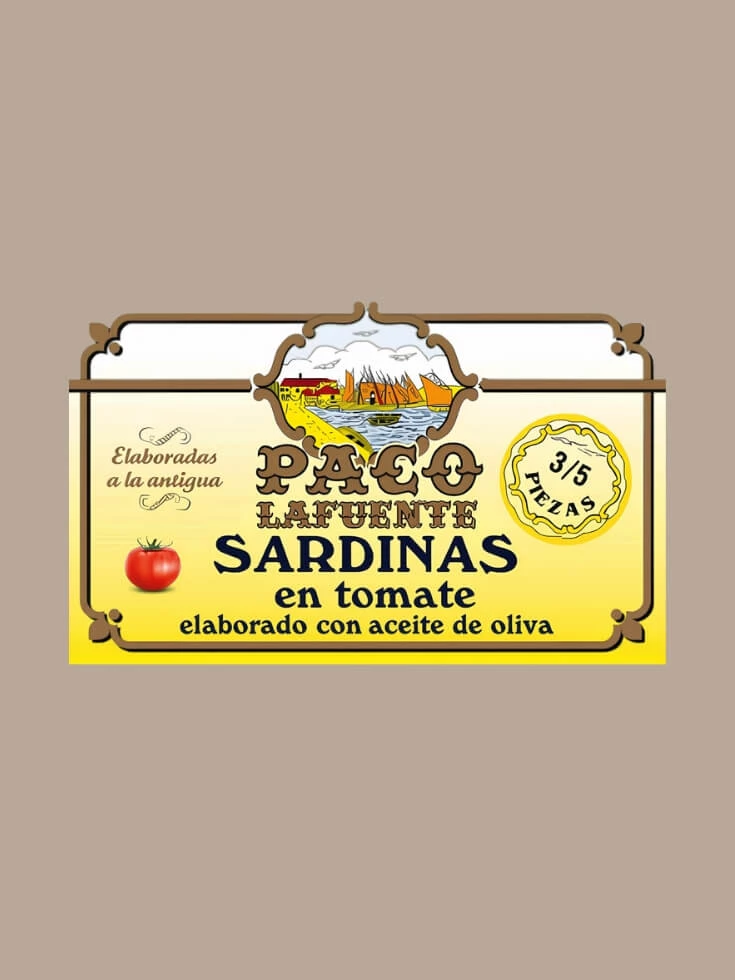 Sardinen in Tomatensauce mit Olivenöl – Paco Lafuente