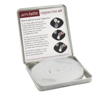 Schablonen cappuccino art