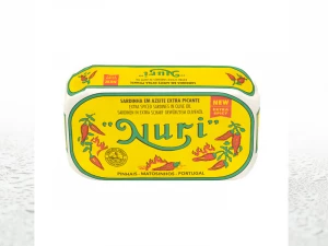 Scharfe Sardine NURI mit Olivenöl und PIRI PIRI 125 g