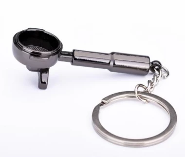 Schlüsselanhänger Portafilter schwarz